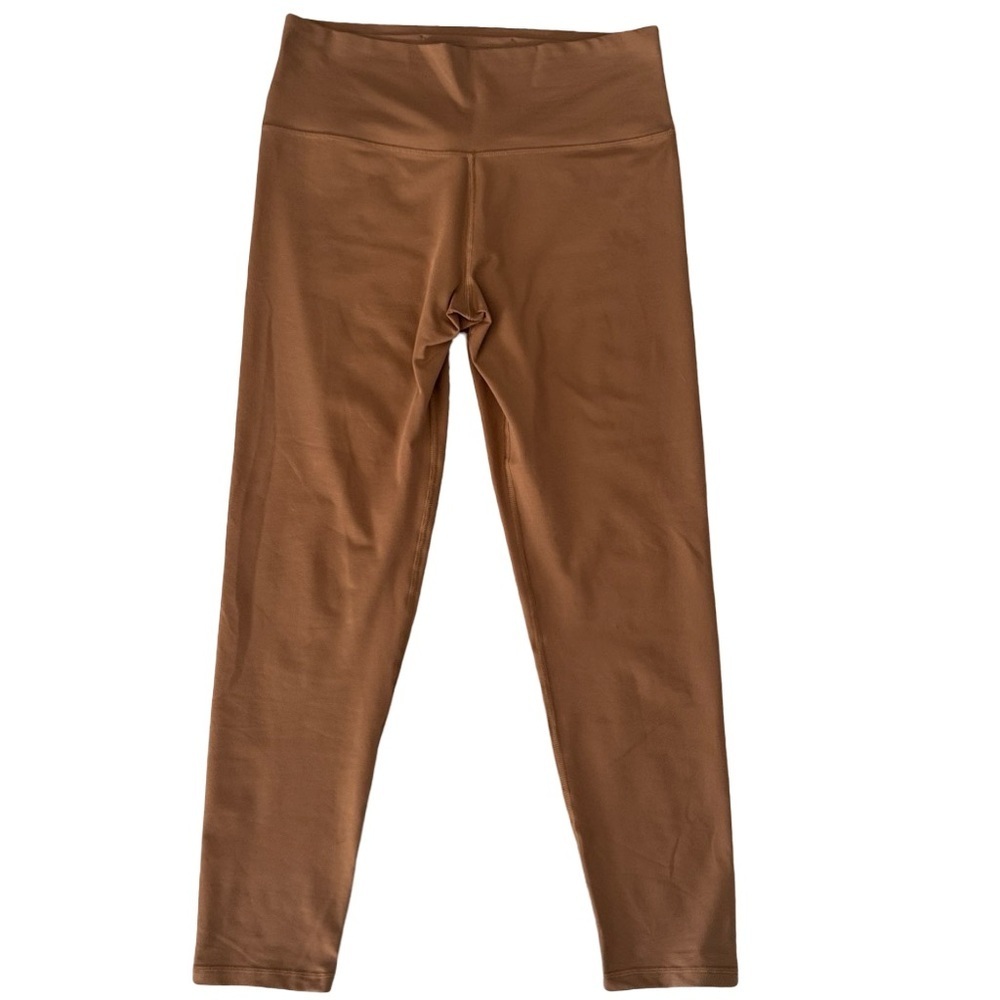 Aerie Offline The Hugger High-Waisted Leggings in Tan Brown